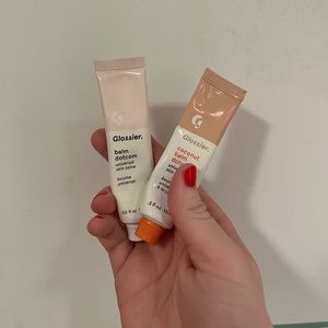 2 Glossier balm dotcoms